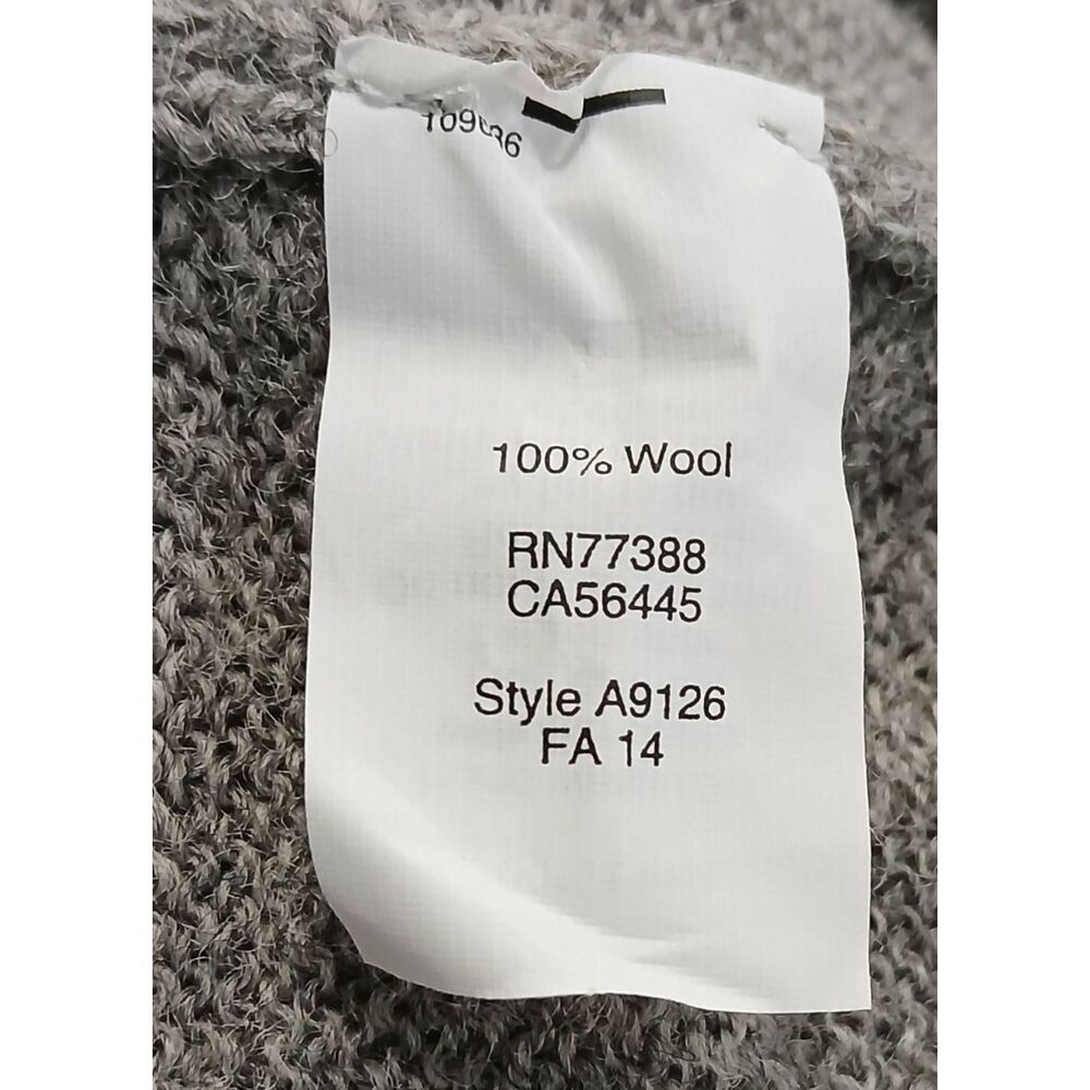 J.crew mens medium suede leather patch sweater wool brown gray classic timeless - Picture 8 of 9